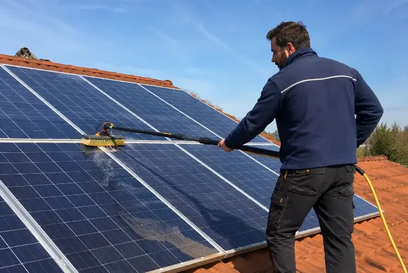 Nettoyage et entretien de panneaux solaires à Kerfourn